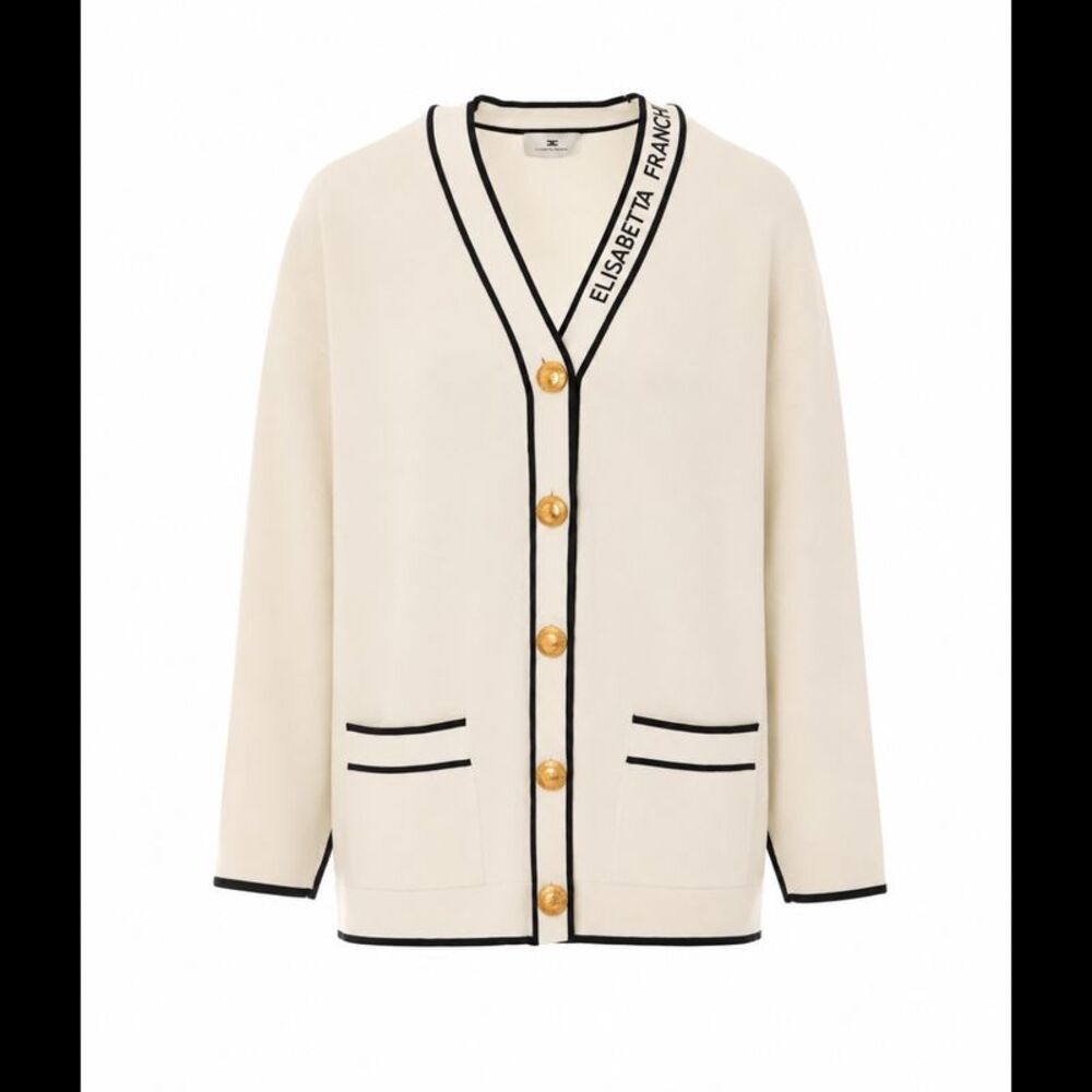 Elisabetta Franchi Women Logo Cardigan